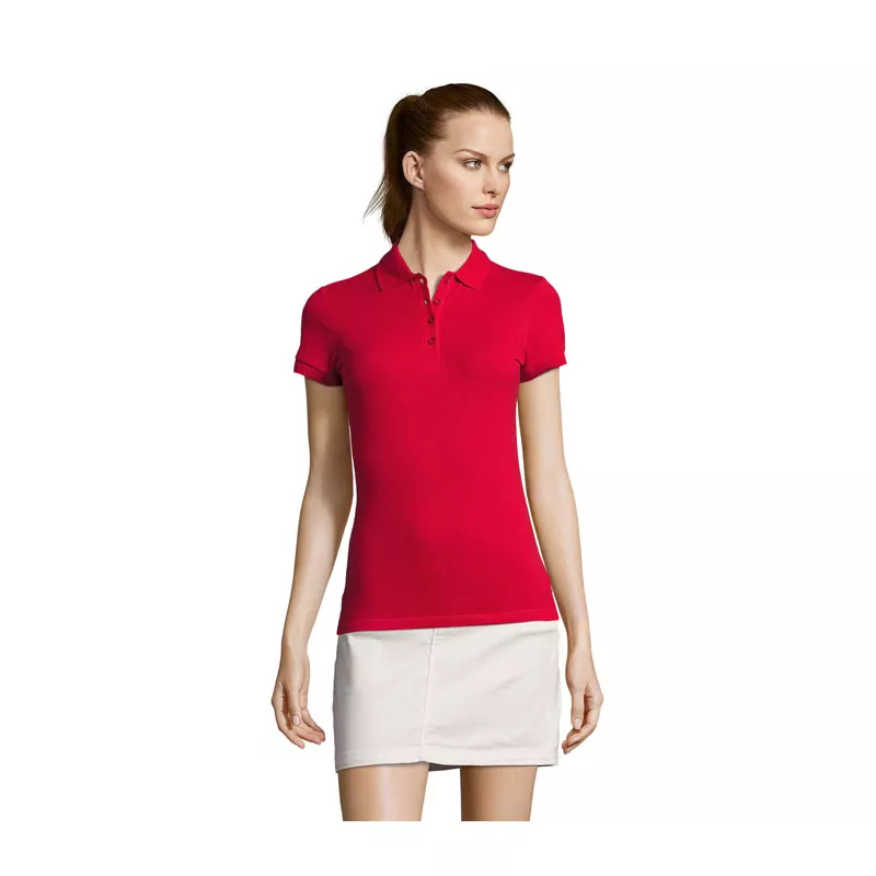 Koszulka polo damska piqué 170 g/m² Sol's PASSION - Czerwony (S11338-RD)
