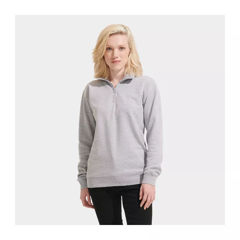 Bluza ze stójką i zamkiem 1/4 Sol's CONRAD - French Navy (S04234-FN)
