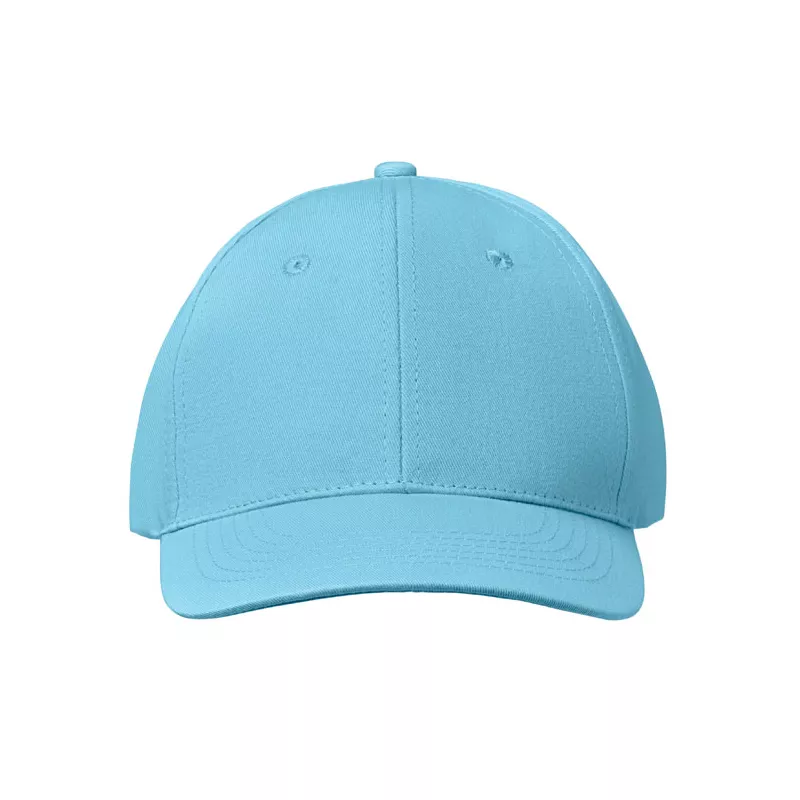 Czapka z daszkiem bawełniana 160 g/m² BASIE APOLLO - Baby Blue (MO8834-66)
