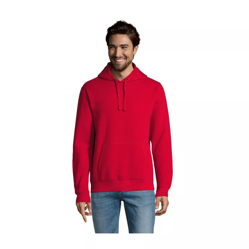 Bluza męska z kapturem 280 g/m² Sol's SPENCER - Czerwony (S02991-RD)