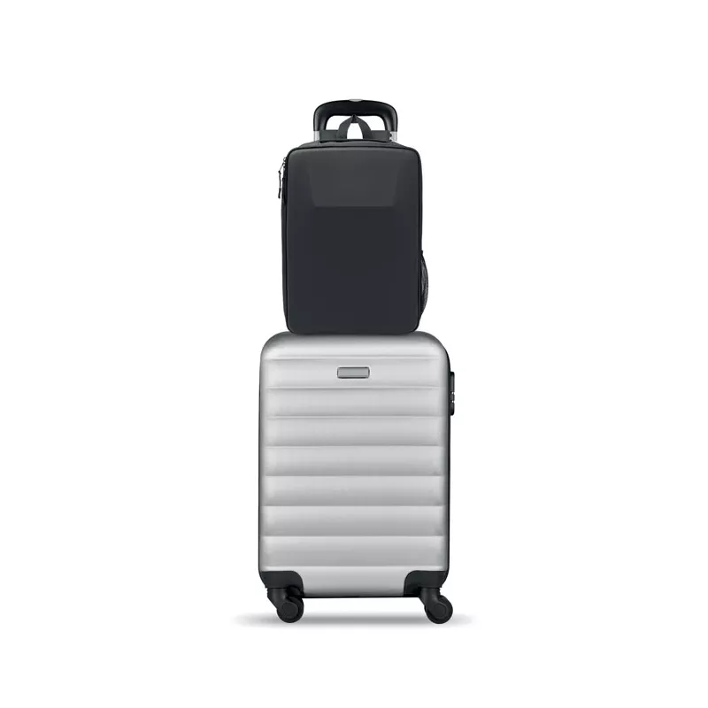 Plecak na laptop 15" RPET z twardym frontem 15 l NOVIX - Czarny (MO3186-03)
