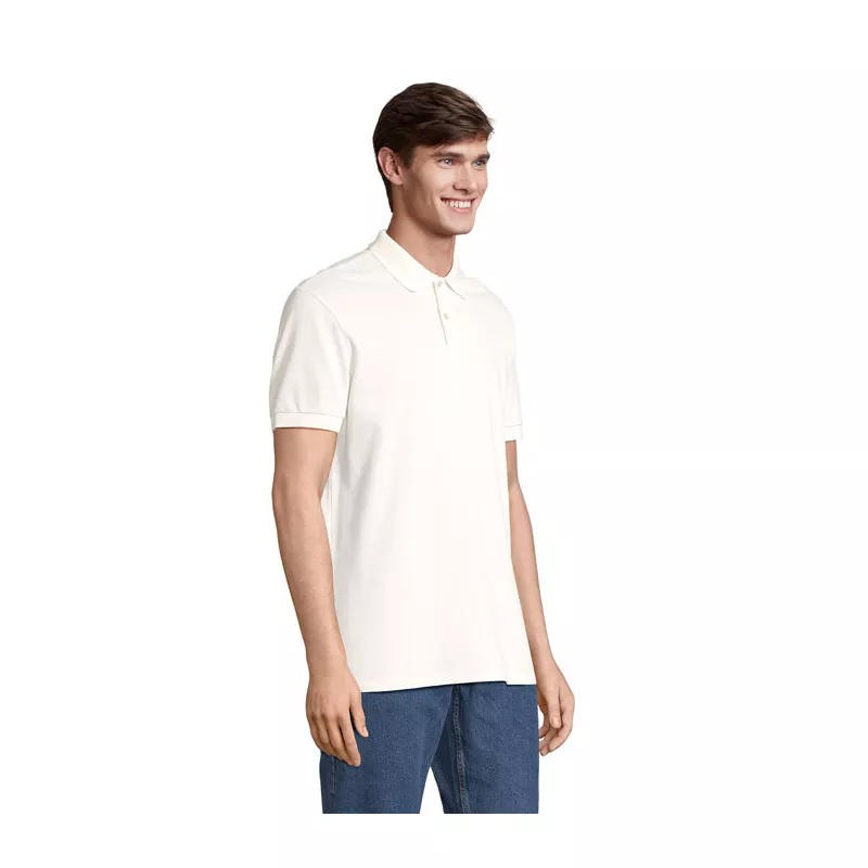 Koszulka polo męska z czesanej bawełny Sol's PACIFIC - Off-White (S04439-WW)