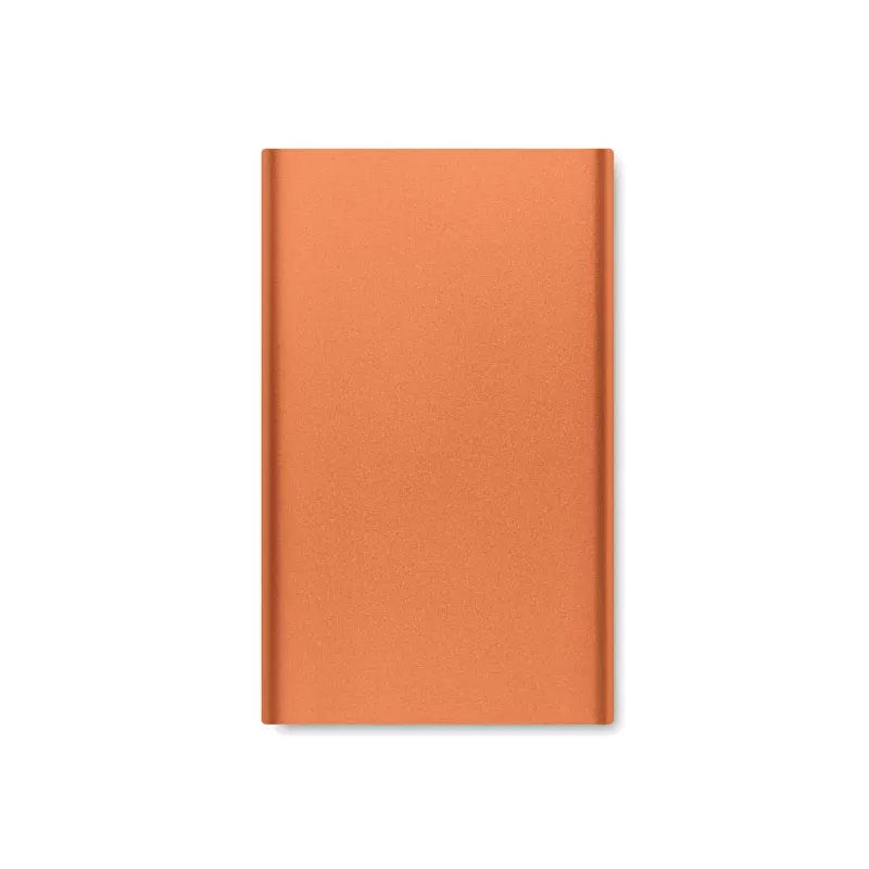 Powerbank płaski 4000 mAh aluminiowy POWERFLAT C - Pomaranczowy (MO6825-10)