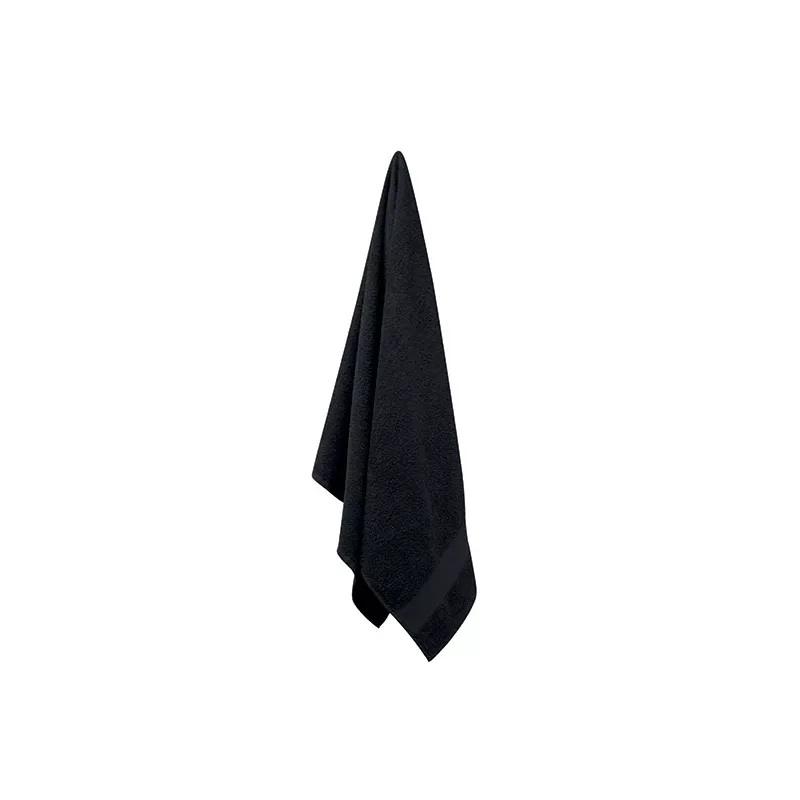 Ręcznik frotte organiczny 70x140 cm 360 g/m² PERRY - Czarny (MO9932-03)