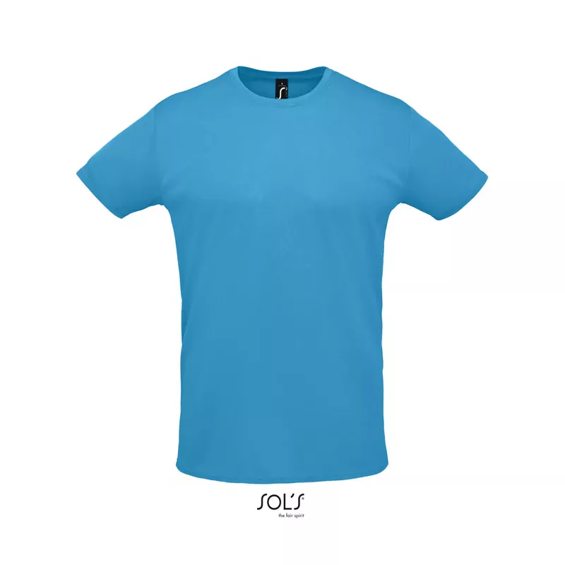 Koszulka sportowa unisex 130 g/m² Sol's SPRINT - Aqua (S02995-AQ)