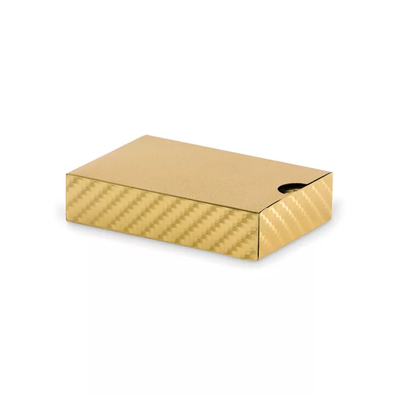 Karty do gry wodoodporne z PET AS - Matowy Zloty (MO2699-98)