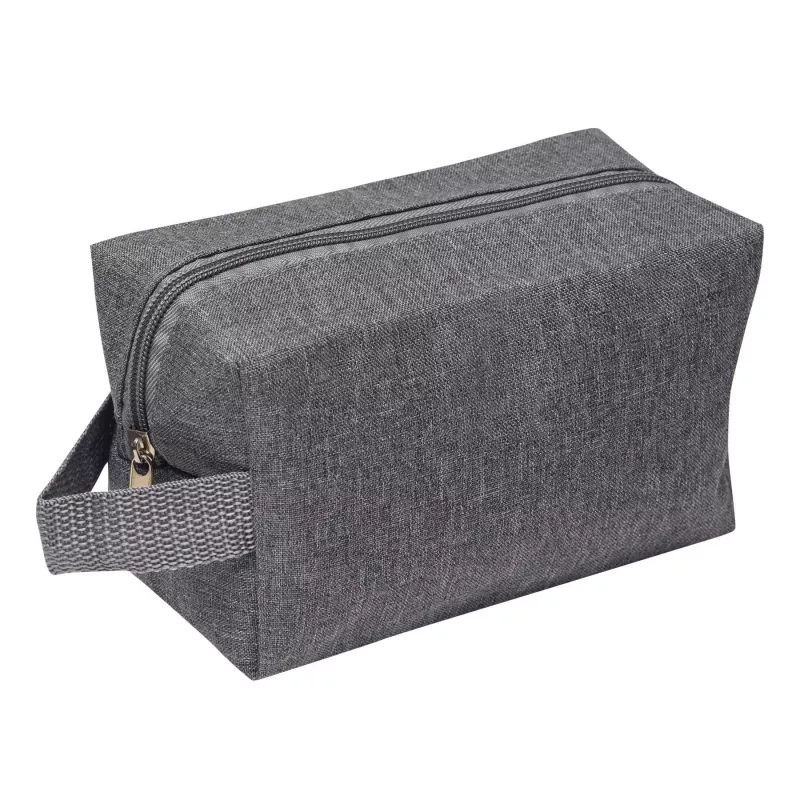 Kosmetyczka CANNES z poliestru z recyklingu (rPET) - szary (56-0810551)