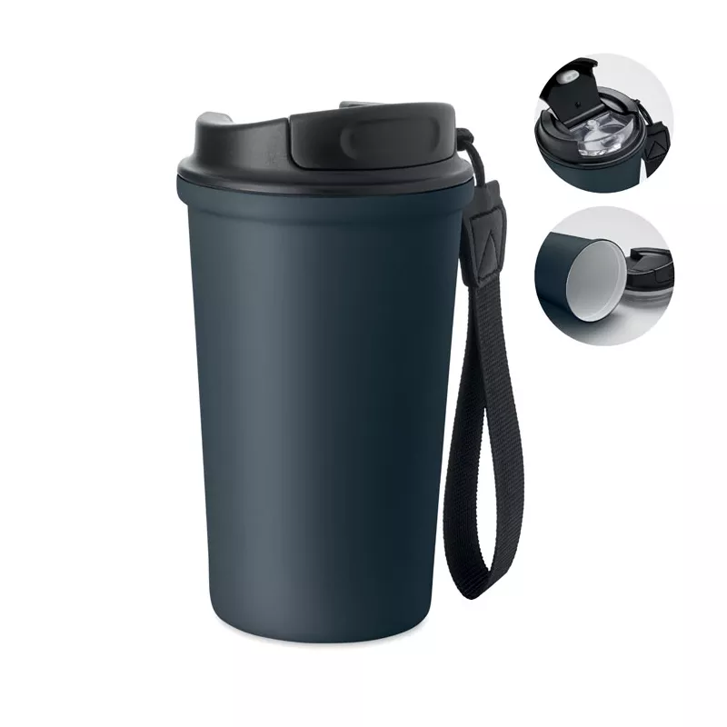 Kubek termiczny z ceramiczną wyściółką 400 ml NAKANO - Francuski Granat (MO3156-85)