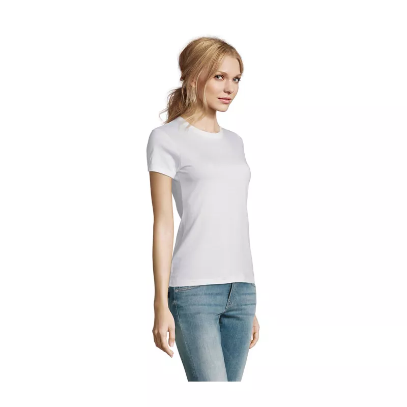 Koszulka damska 190 g/m² Sol's IMPERIAL WOMEN - Bialy (S11502-WH)