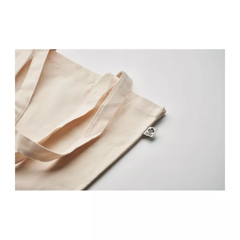Torba na zakupy z bawełny organicznej 220 g/m² BENTE - Bezowy (MO2196-13)