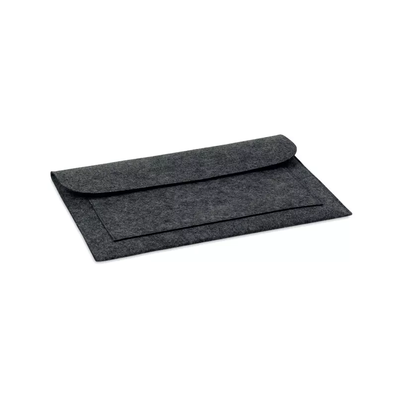 Etui na laptopa 15" z filcu RPET POUCHLO - Kamienny Szary (MO9818-15)