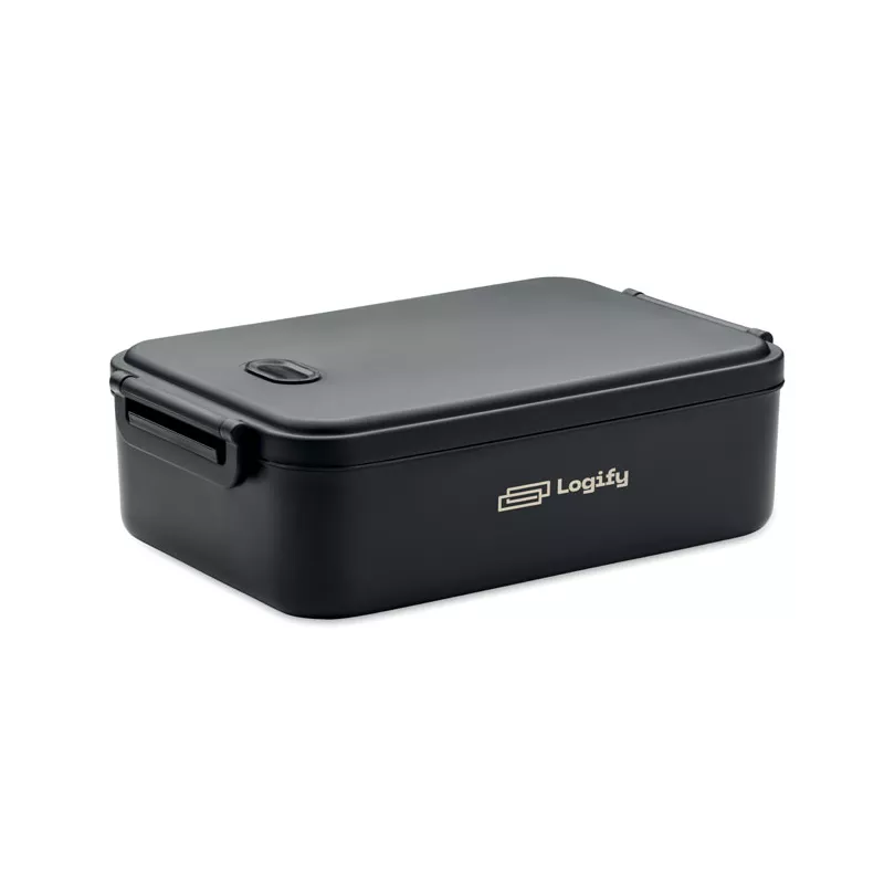 Lunchbox hermetyczny 2200 ml INDUSMAX - Czarny (MO2290-03)