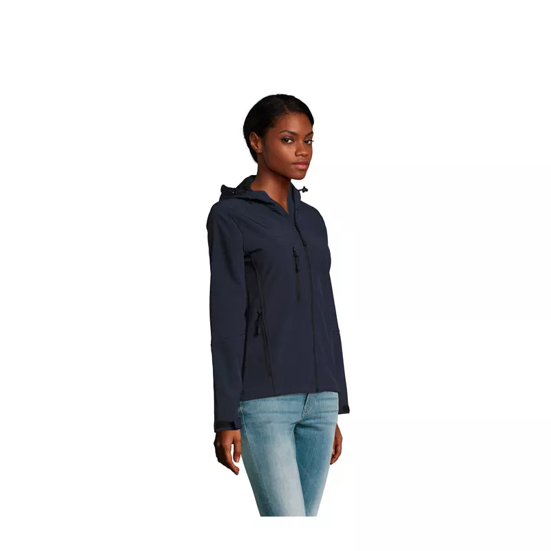 Softshell z kapturem 340 g/m² Sol's REPLAY WOMEN - French Navy (S46802-FN)