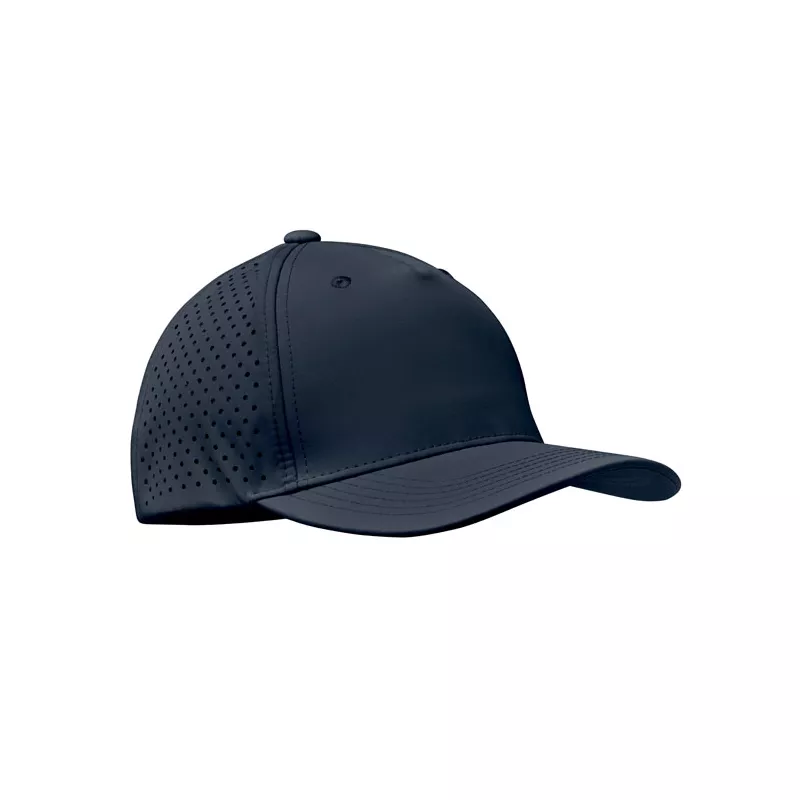Czapka z daszkiem sportowa 5-panelowa 130 g/m² CAPO - Francuski Granat (MO2543-85)