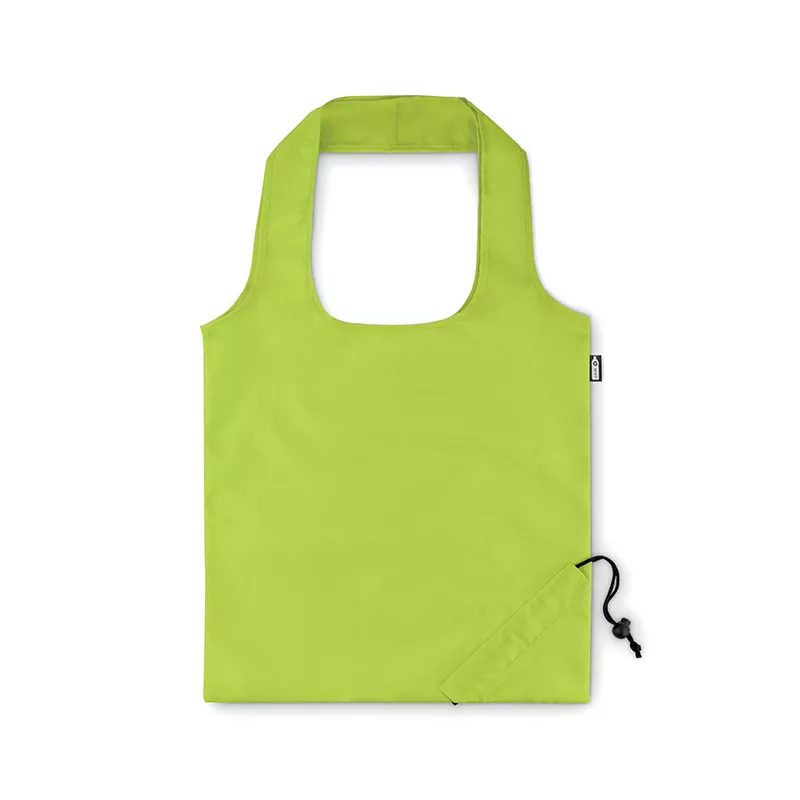 Torba składana z RPET 190T w etui FOLDPET - Limonka (MO9861-48)