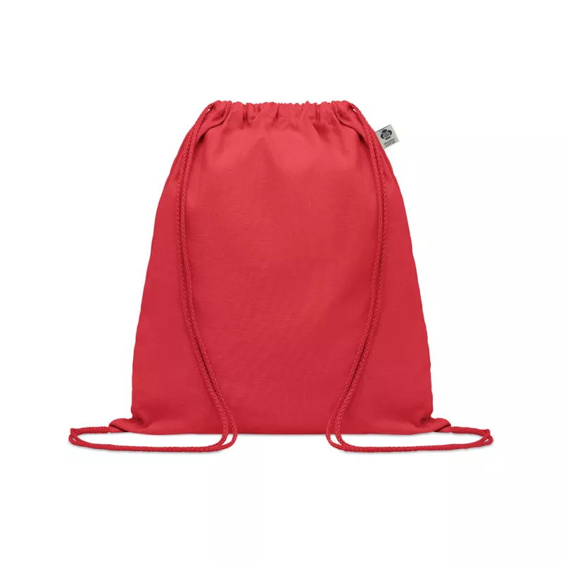 Torba z bawełny organicznej 140 g/m² YUKI COLOUR - Czerwony (MO6355-05)