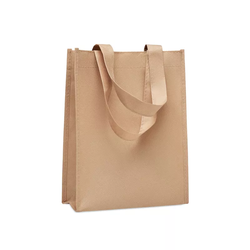 Torba prezentowa z włókniny RPET 80 g/m² LITAS - Kosc Sloniowa (MO2698-53)