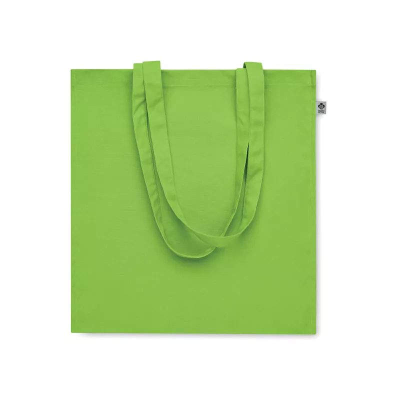 Torba z bawełny organicznej 220 g/m² BENTE COLOUR - Limonka (MO2197-48)