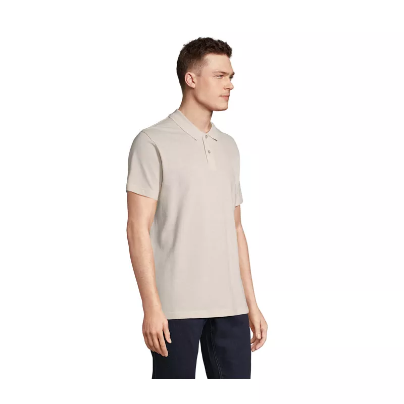 Koszulka polo unisex z czesanej bawełny Sol's PULSE - Linen Twin (S04502-LN)