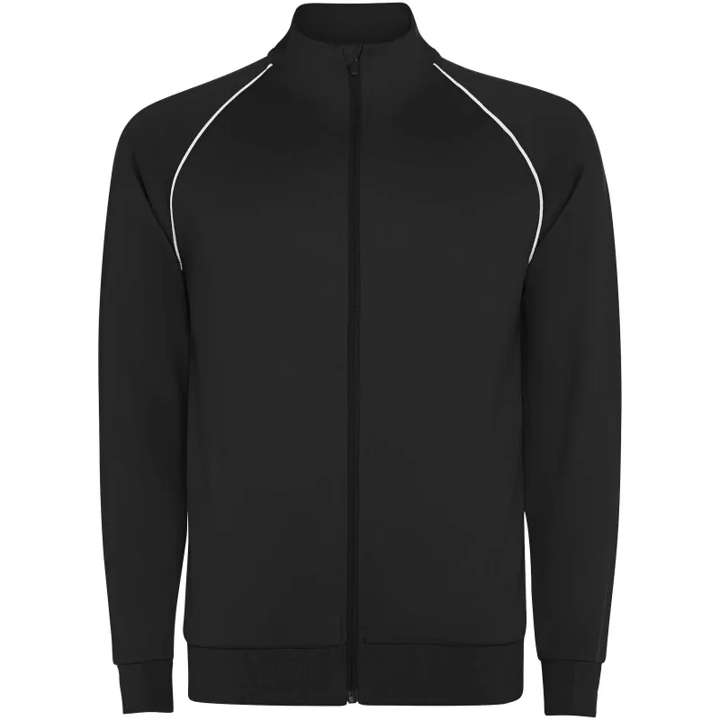 Męska bluza Valier z zamkiem błyskawicznym na całej długości - Czarny (R0437-BLACK)