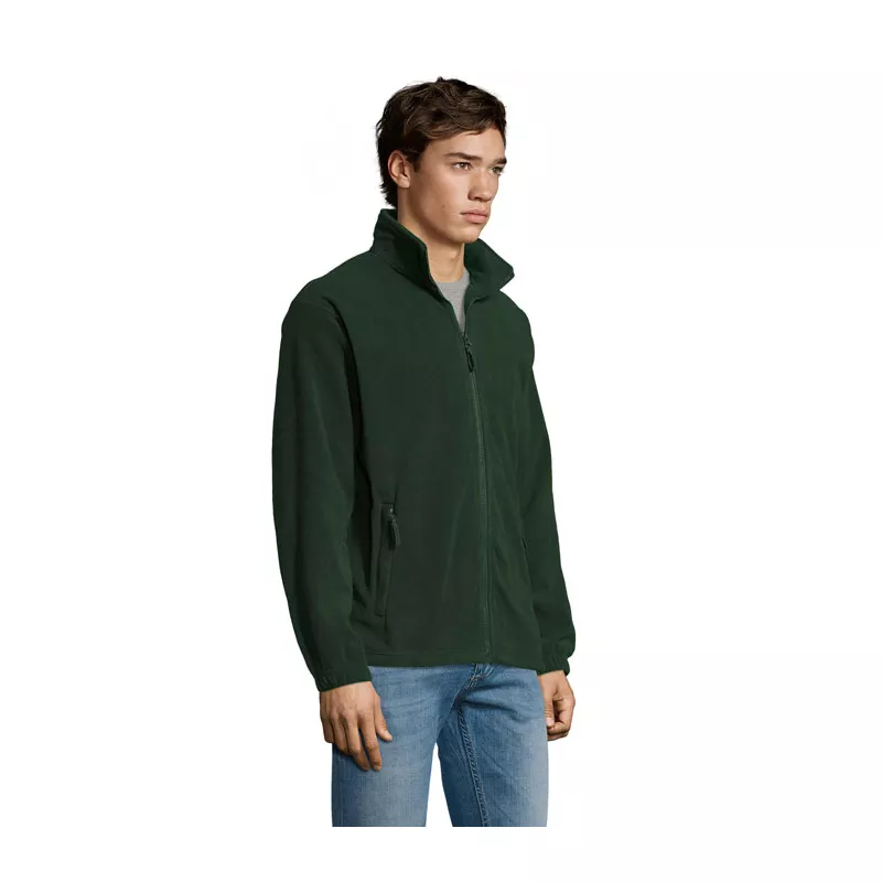Bluza polarowa męska rozpinana 300 g/m² Sol's NORTH - Zielony (S55000-FI)