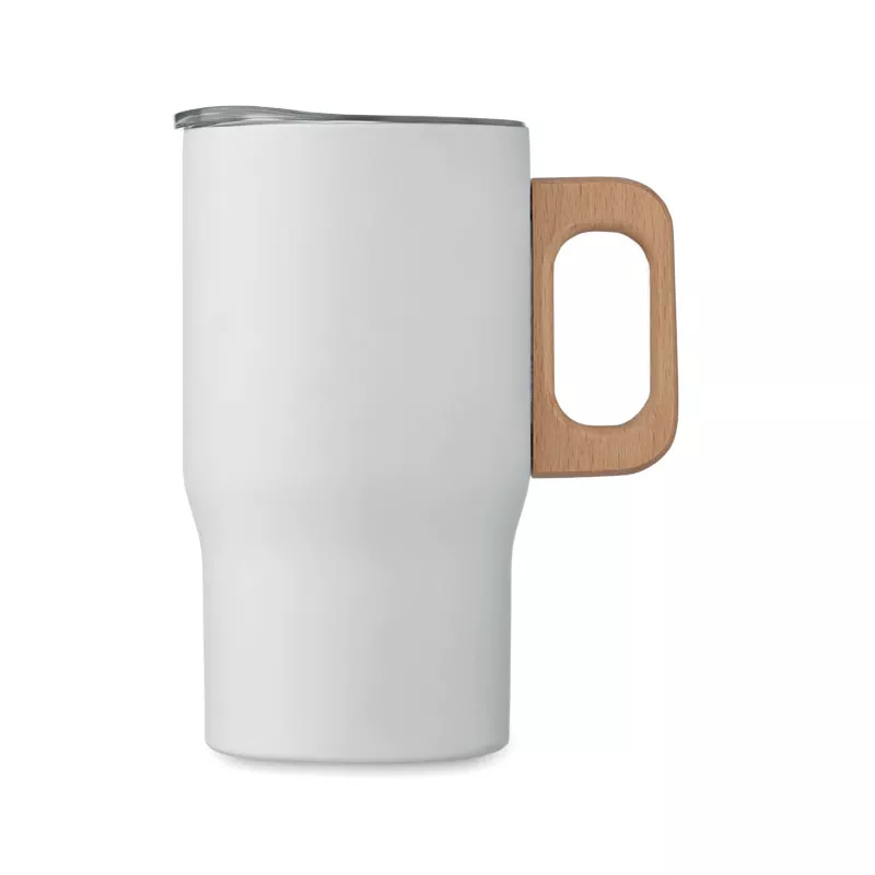 Kubek termiczny ze stali z recyklingu 350 ml TUMBOO - Bialy (MO2499-06)