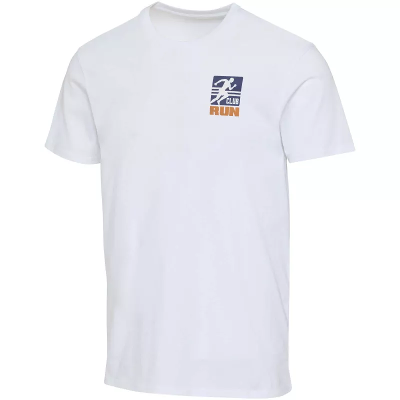 Azurite organiczna koszulka unisex o gramaturze 160 g/m² z krótkim rękawem i certyfikatem OCS - Biały (39554-WHITE)