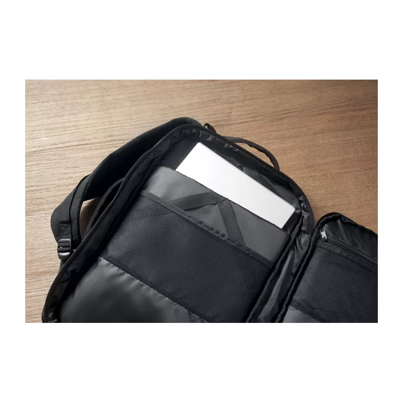 Plecak modułowy RPET 600D SOPHIS - Czarny (MO6901-03)