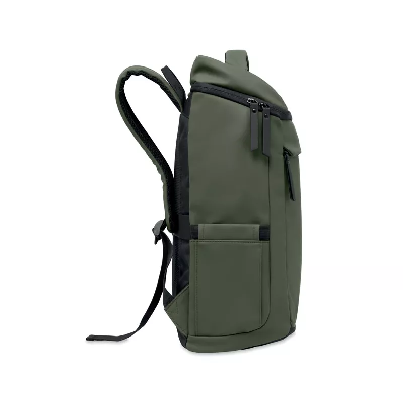 Plecak na laptop 15" z PU BOULDER - Ciemnozielony (MO3122-60)
