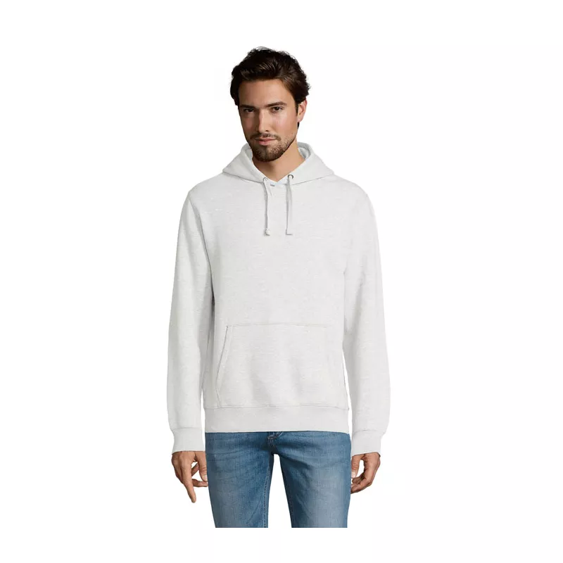 Bluza męska z kapturem 280 g/m² Sol's SPENCER - Popiól (S02991-AS)