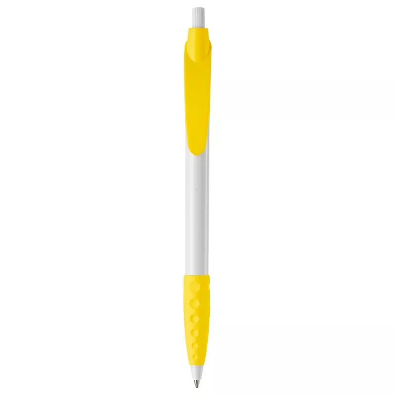 Długopis plastikowy (ABS) Cosmo - biało / żółty (LT87622-N0141)