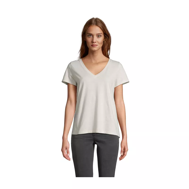 Koszulka damska V-neck Sol's REGENT V WOMEN - Off-White (S04766-WW)