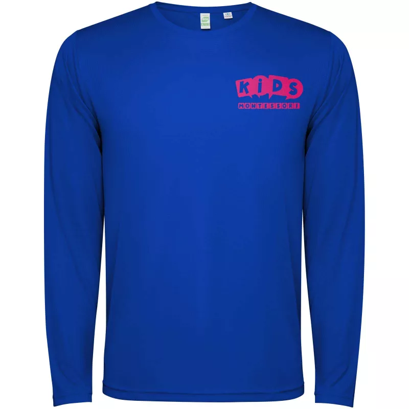 Estoril long sleeve kids t-shirt - Błękit królewski (K0432-ROYAL)