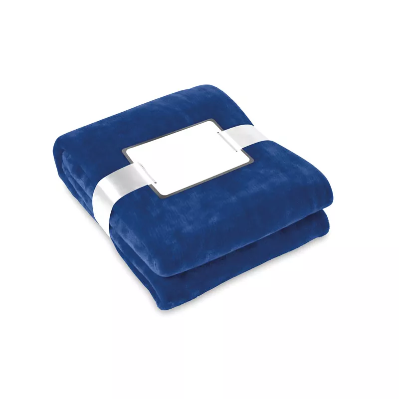 Koc polarowy 120x150 cm 280 g/m² DAVOS - Niebieski (MO9088-04)