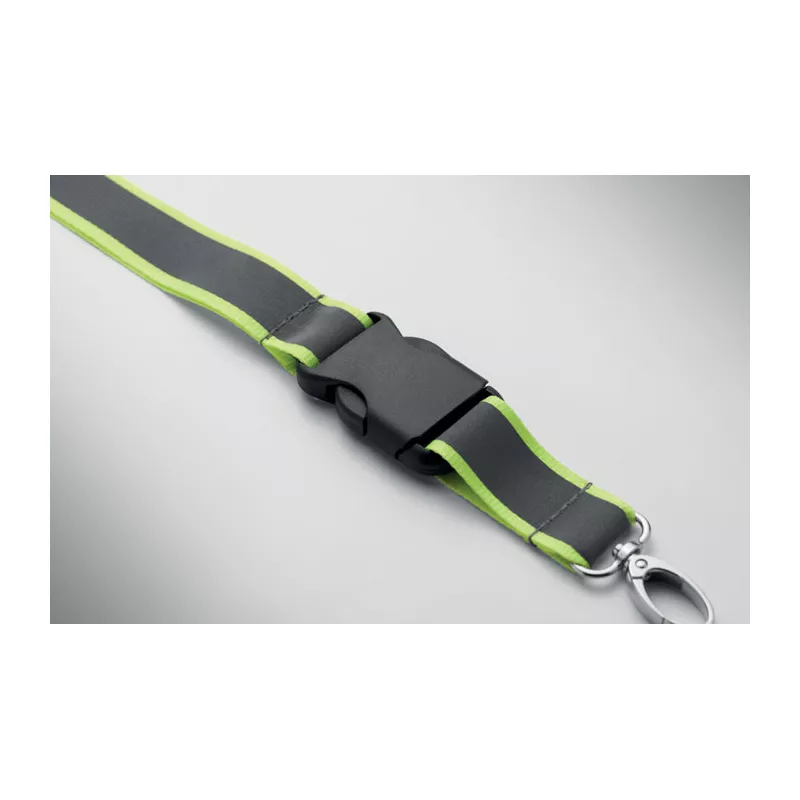 Smycz odblaskowa z RPET z karabińczykiem 25 mm TOSEE - Fluorescencyjny Zólty (MO2825-70)