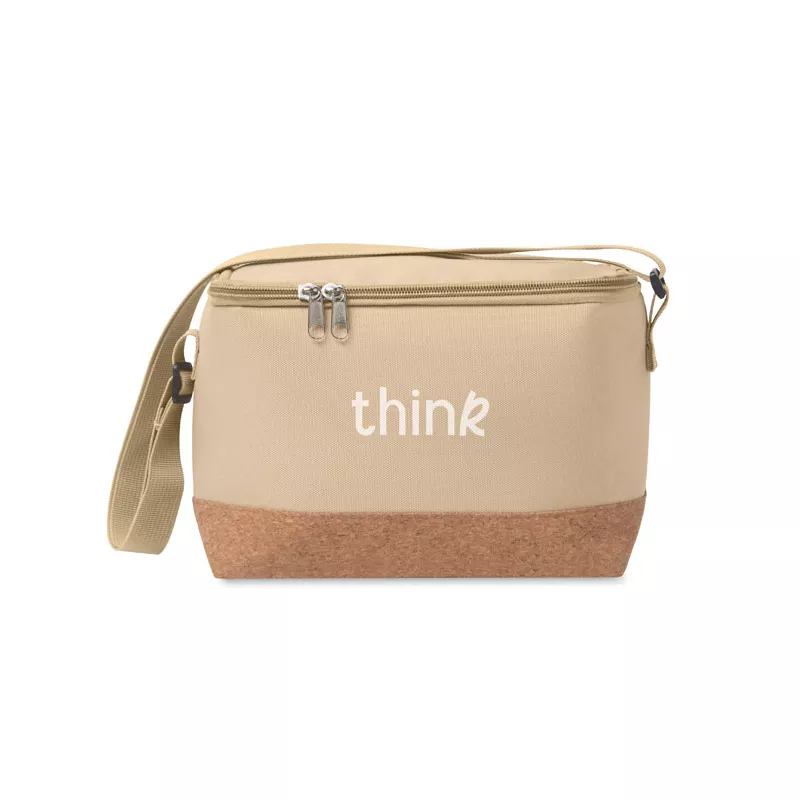 Torba chłodząca RPET z korkowym dnem 5 l KOELER - Khaki (MO2504-39)