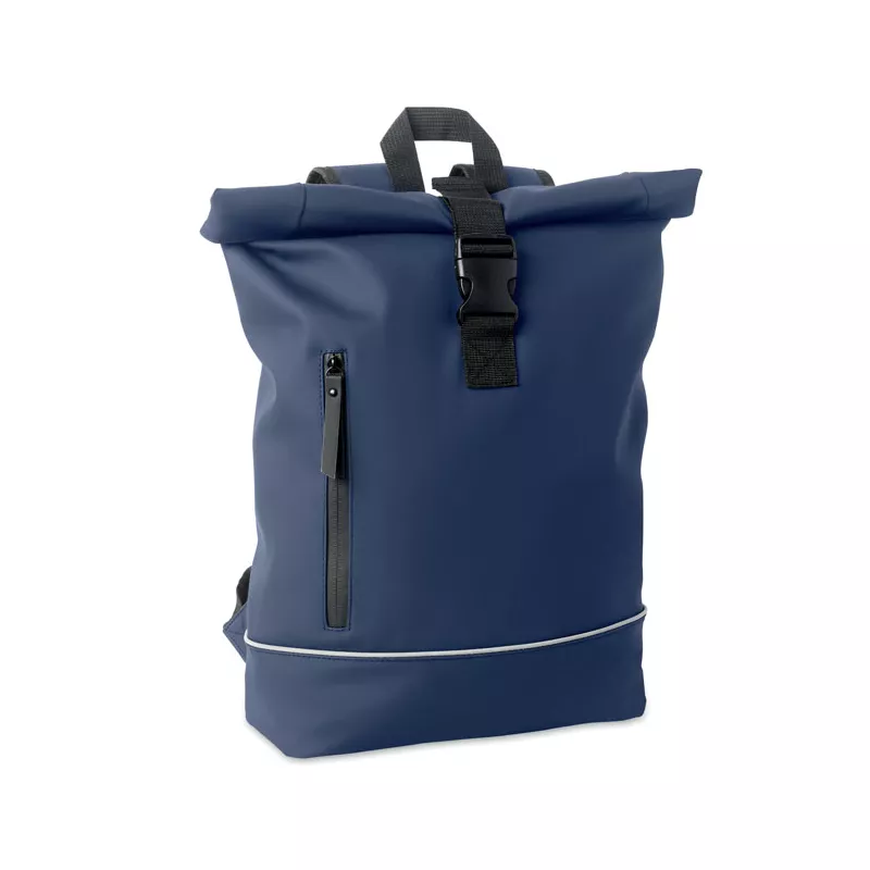 Plecak na laptop 15" z PU z odblaskiem LAPTOSA - Niebieski (MO2581-04)
