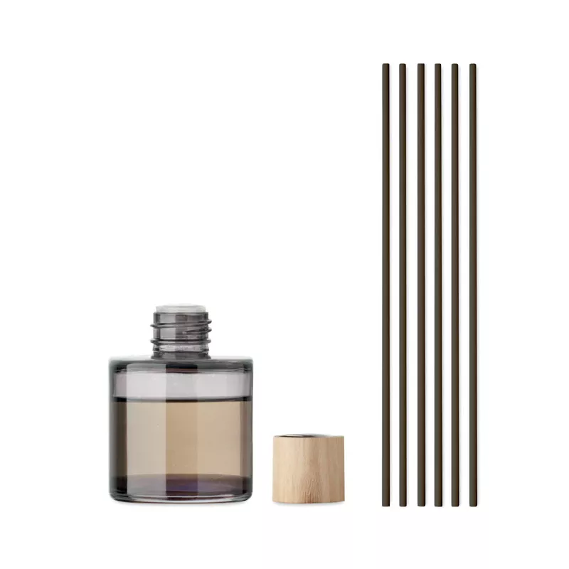 Dyfuzor zapachowy wanilia 50 ml z patyczkami KNOS - Czarny (MO2704-03)