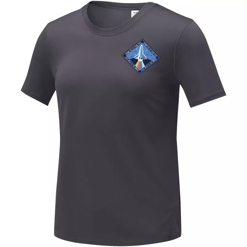 Kratos damska luźna koszulka z krótkim rękawkiem - Szary sztormowy (39020-STRMGREY)