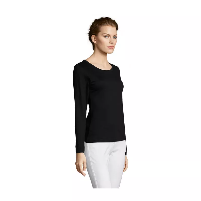 Longsleeve damski 150 g/m² Sol's MAJESTIC - Deep Black (S11425-DB)