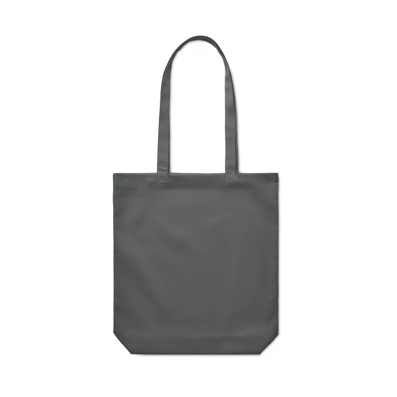 Torba bawełniana na zakupy 270 g/m² RASSA COLOURED - Kamienny Szary (MO6442-15)