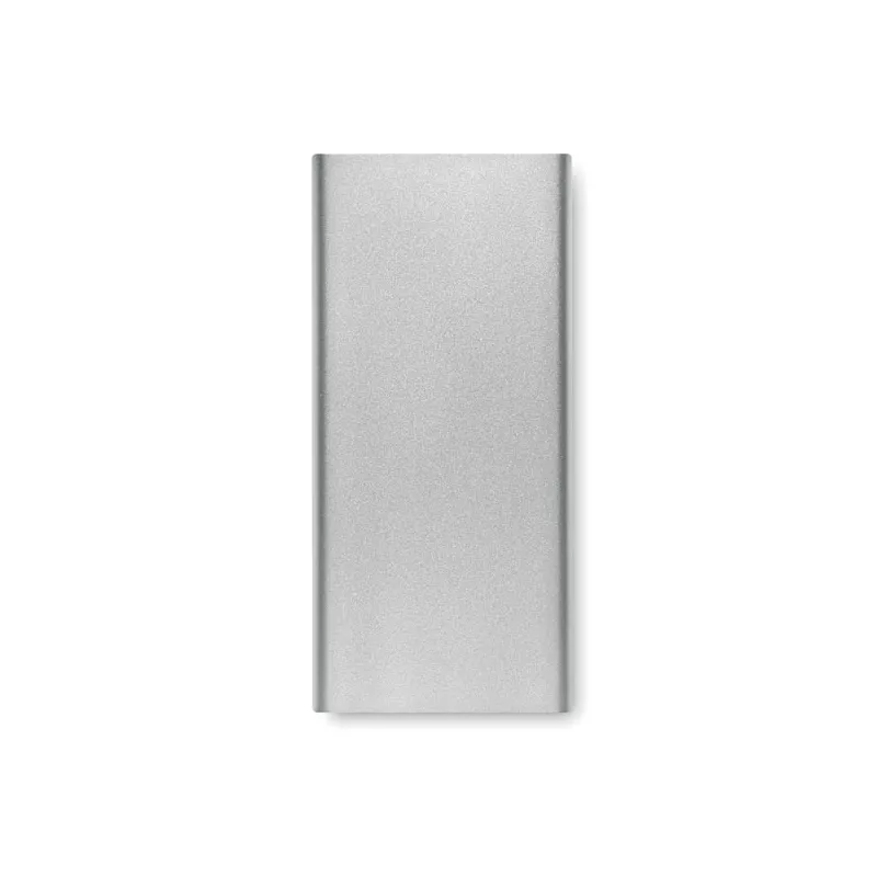Powerbank 10 000 mAh aluminiowy POWERFLAT 10C - Srebrny Mat (MO6770-16)