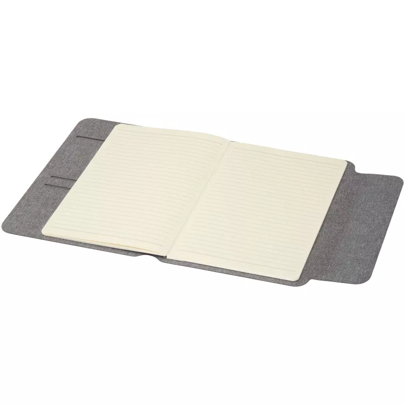 Andean portfolio A5 z recyklingu z certyfikatem RCS  - Szary (10799382)