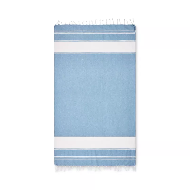 Torba plażowa z ręcznikiem hammam 180 g/m² HUMMUM - Turkusowy (MO2954-12)