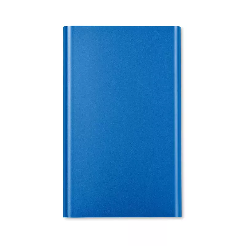 Powerbank płaski aluminiowy 4000 mAh POWERFLAT - Niebieski (MO8735-37)