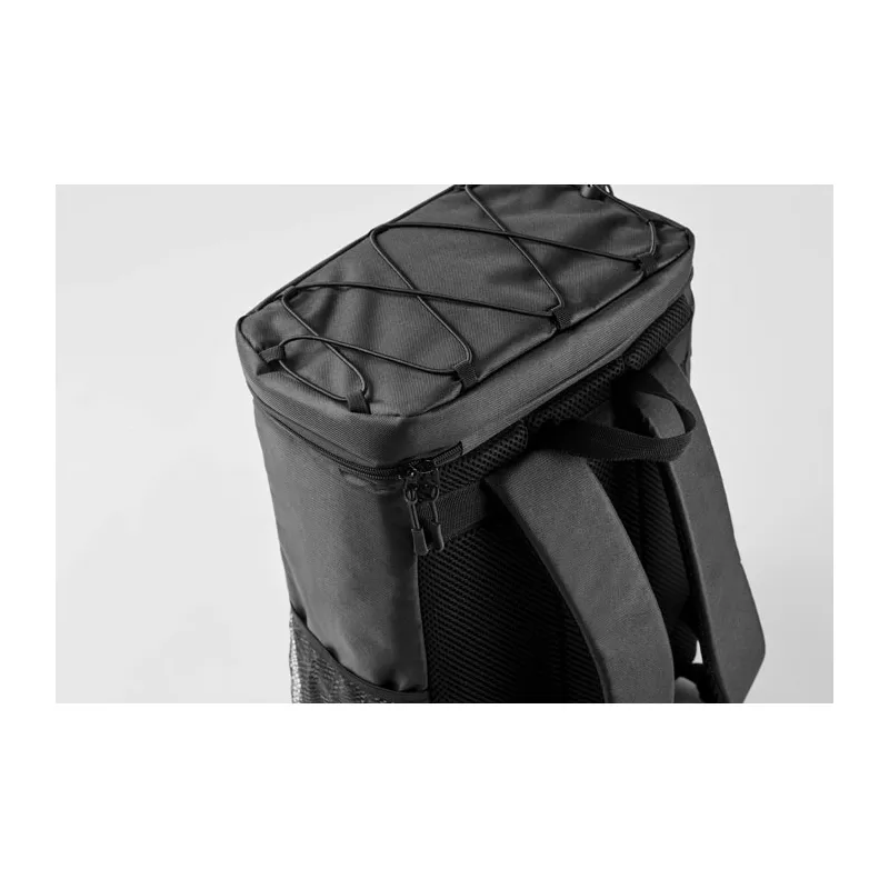 Plecak termiczny z RPET 600D 9 l MAFRIO - Czarny (MO2971-03)