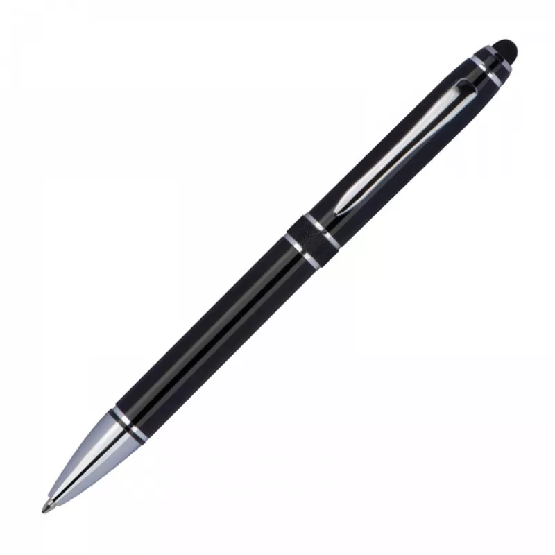 Długopis metalowy touch pen - czarny (1363603)