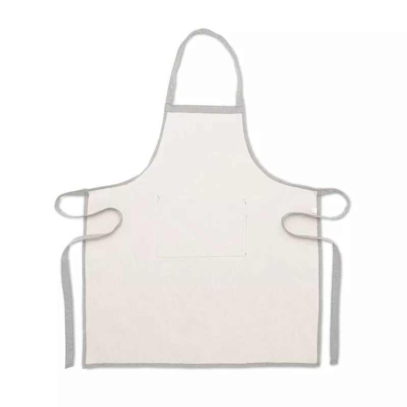 Fartuch kuchenny z bawełny z recyklingu 220 g/m² CUINA - Szary (MO2265-07)