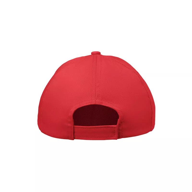 Czapka z daszkiem dziecięca 180 g/m² BUZZ KIDS - Czerwony (MO2346-05)