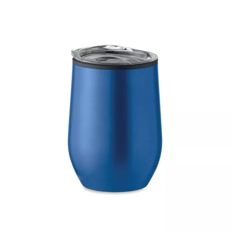 Kubek termiczny stalowy z pokrywką 350 ml CHIN CHAN - Niebieski (MO6700-04)